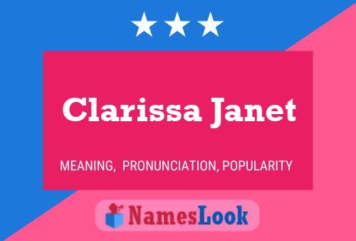 Poster del nome Clarissa Janet