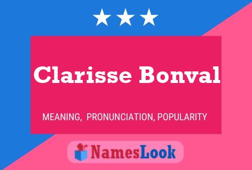 Poster del nome Clarisse Bonval