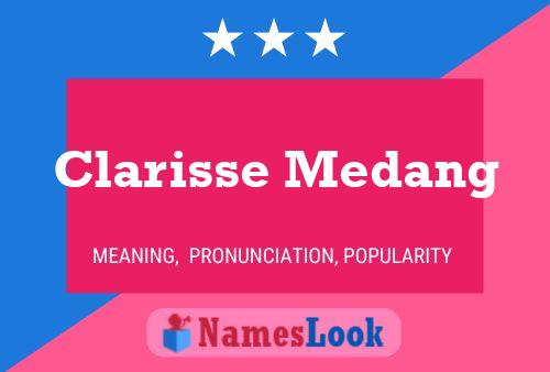 Poster del nome Clarisse Medang