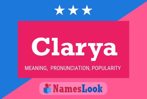 Poster del nome Clarya