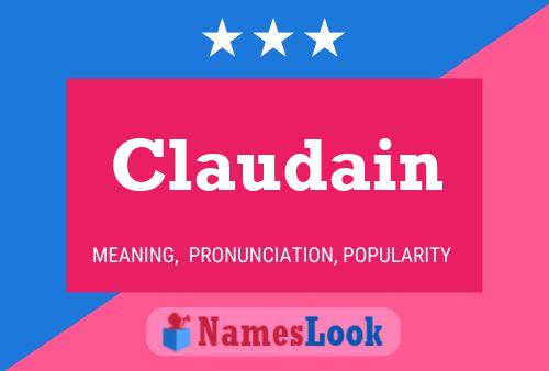 Poster del nome Claudain