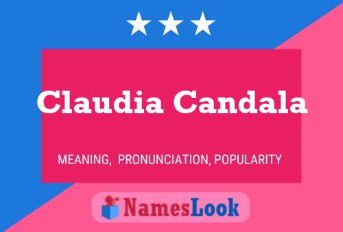 Poster del nome Claudia Candala