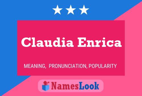 Poster del nome Claudia Enrica