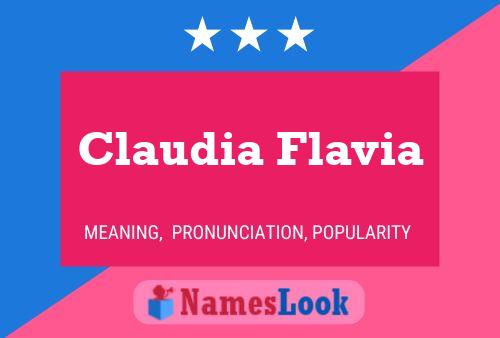 Poster del nome Claudia Flavia