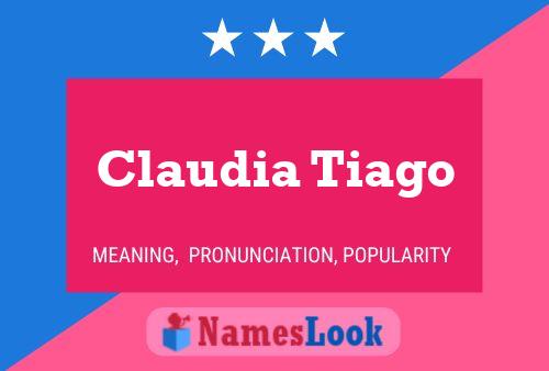 Poster del nome Claudia Tiago