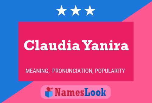 Poster del nome Claudia Yanira