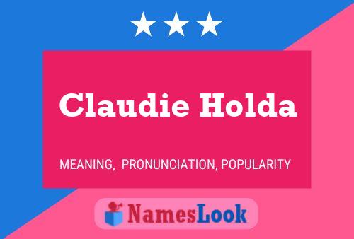 Poster del nome Claudie Holda