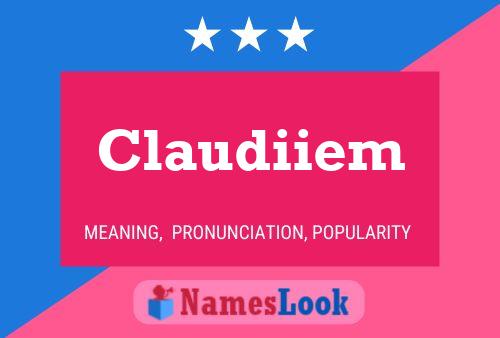 Poster del nome Claudiiem