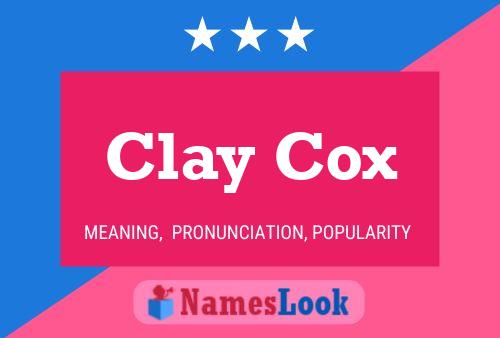 Poster del nome Clay Cox