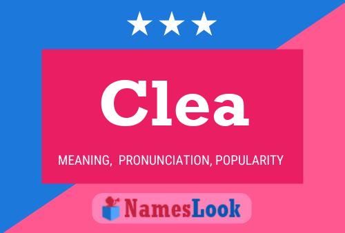 Poster del nome Clea