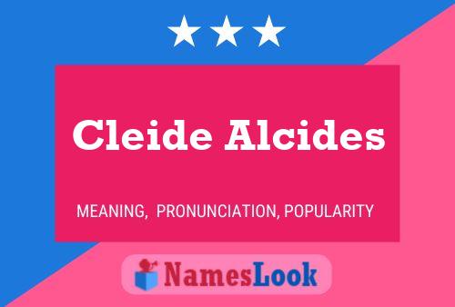 Poster del nome Cleide Alcides