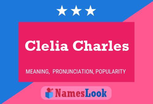 Poster del nome Clelia Charles