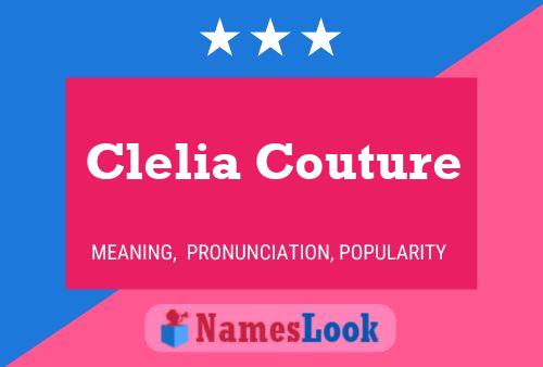 Poster del nome Clelia Couture