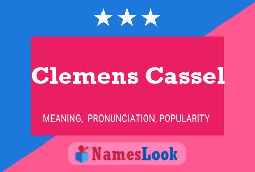 Poster del nome Clemens Cassel