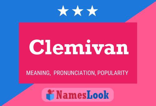 Poster del nome Clemivan