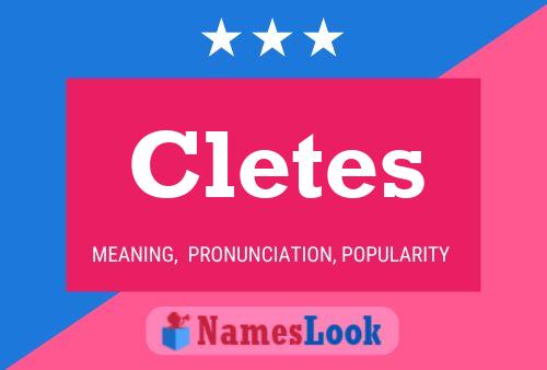 Poster del nome Cletes