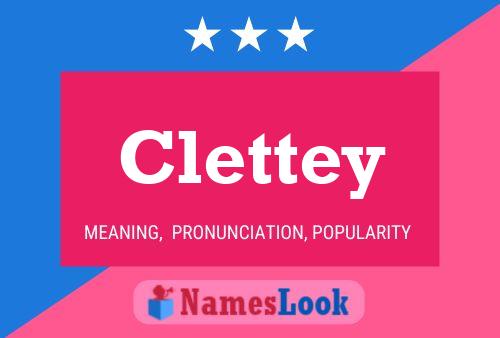 Poster del nome Clettey