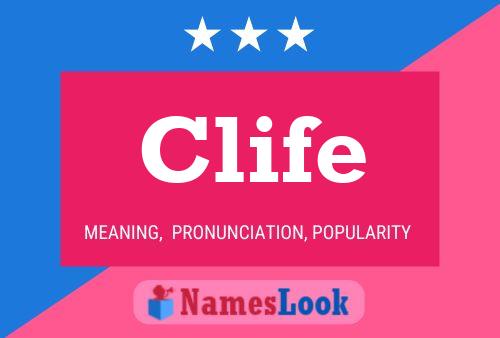 Poster del nome Clife