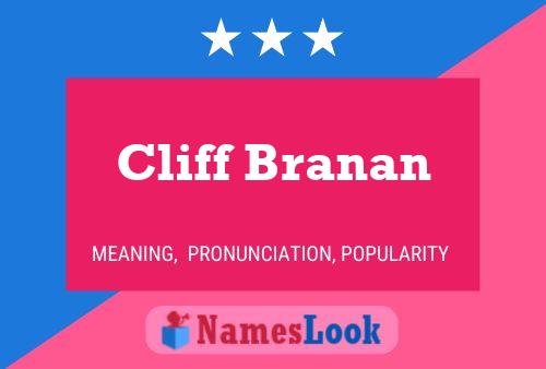 Poster del nome Cliff Branan