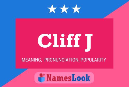 Poster del nome Cliff J