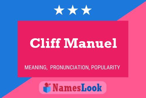 Poster del nome Cliff Manuel