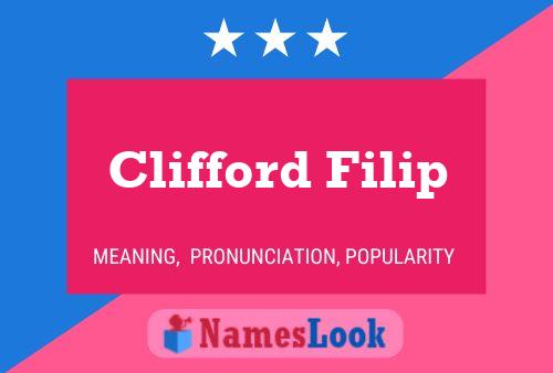 Poster del nome Clifford Filip