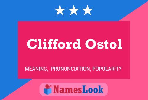 Poster del nome Clifford Ostol