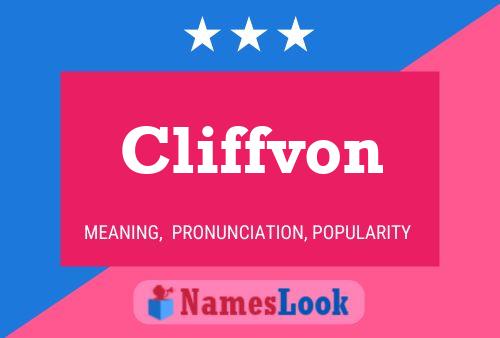 Poster del nome Cliffvon