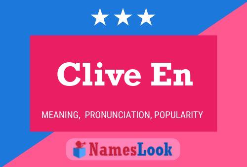 Poster del nome Clive En