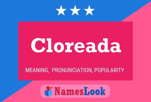 Poster del nome Cloreada