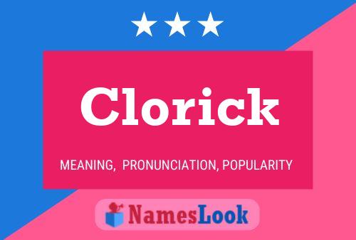 Poster del nome Clorick