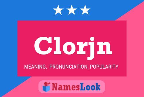 Poster del nome Clorjn