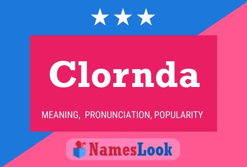 Poster del nome Clornda