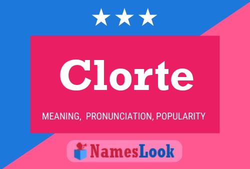 Poster del nome Clorte