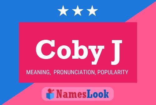 Poster del nome Coby J