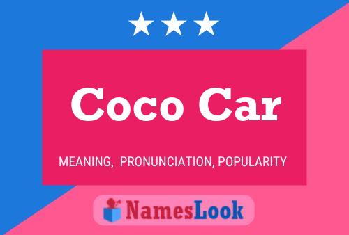 Poster del nome Coco Car