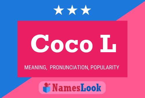 Poster del nome Coco L