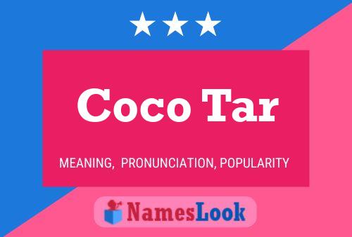 Poster del nome Coco Tar