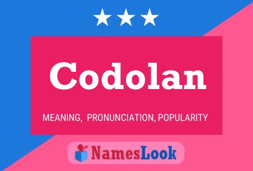 Poster del nome Codolan