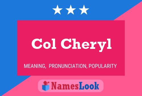 Poster del nome Col Cheryl