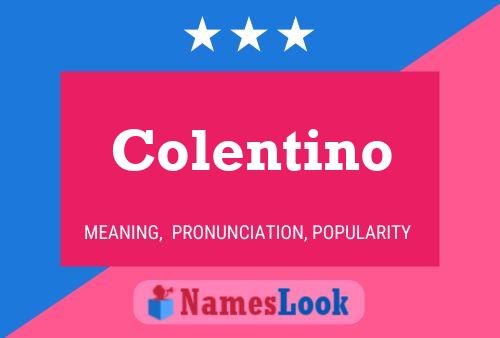 Poster del nome Colentino