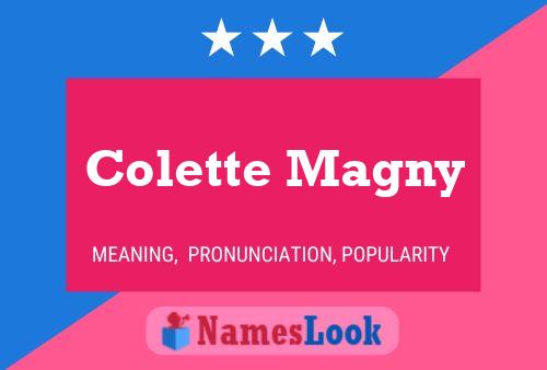 Poster del nome Colette Magny