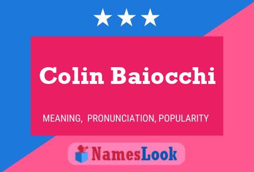 Poster del nome Colin Baiocchi