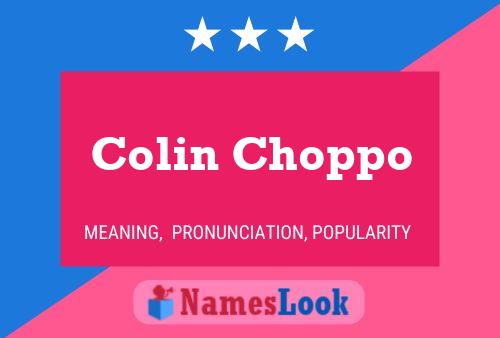 Poster del nome Colin Choppo