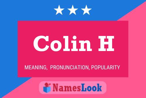 Poster del nome Colin H