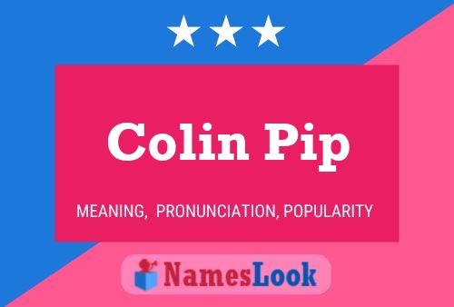 Poster del nome Colin Pip