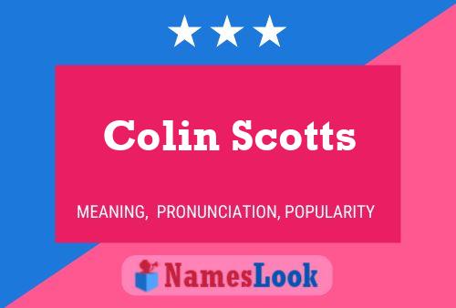 Poster del nome Colin Scotts