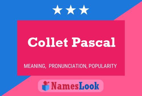 Poster del nome Collet Pascal