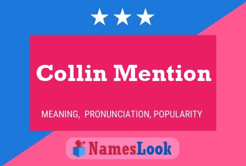 Poster del nome Collin Mention