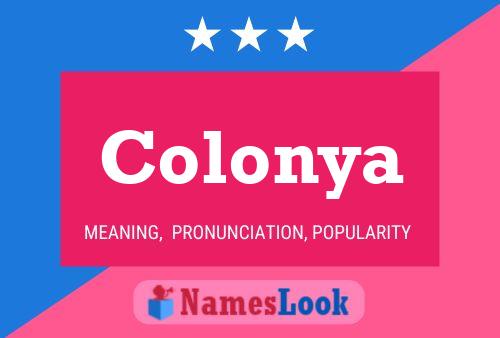 Poster del nome Colonya